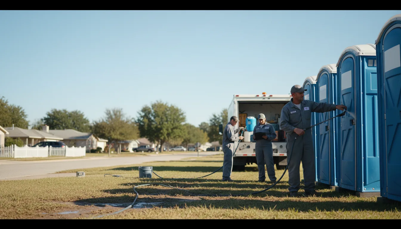Long-Term Portable Toilet Rental in Honobia, OK near me